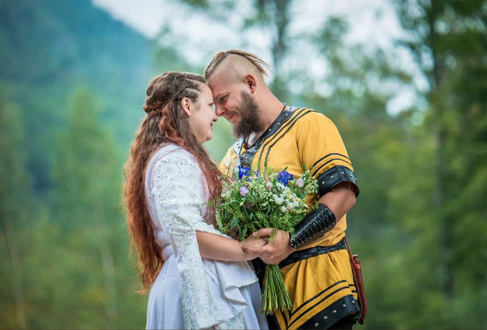 Viking wedding attire