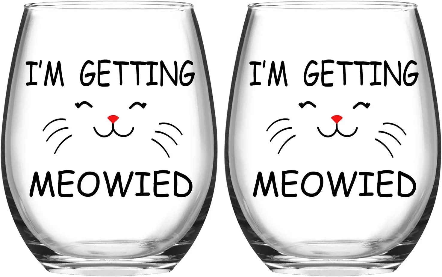 funny wine glass – last minute bridal shower gift