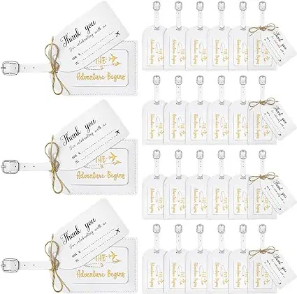 luggage tags – bridal shower favor