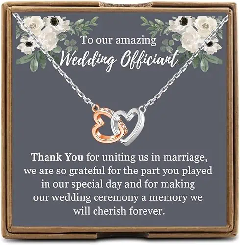 necklace – wedding officiant gift