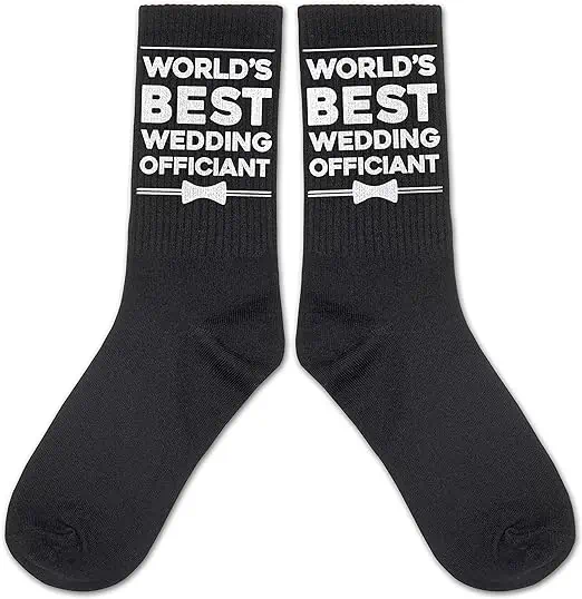 socks – wedding officiant gift